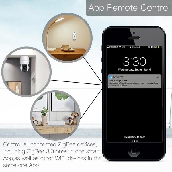 Tuya ZigBee Smart Wireless Gateway Hub Smart Home Automation for All Tuya ZigBee3.0 Smart Products